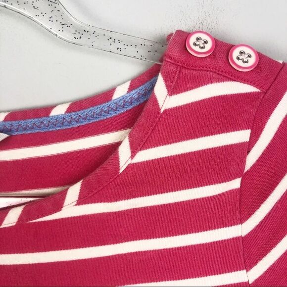 BODEN | Striped Mini Dress or Tunic Pink White 6 - Picture 6 of 12